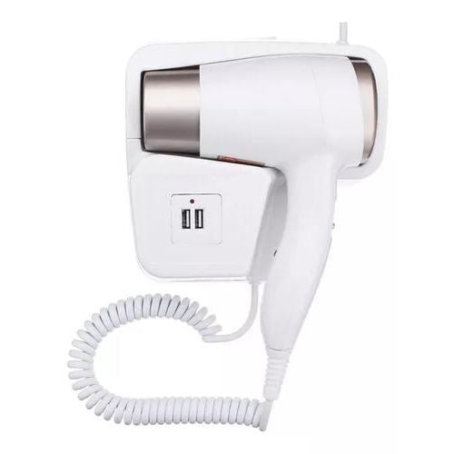 Secador De Cabelo Parede Com Usb - Dahau Place